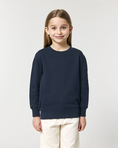 Mini Changer 2.0 - Das Iconic Kinder-Sweatshirt - French Navy - 5-6/110-116cm bedrucken, Art.-Nr. STSK181C72705