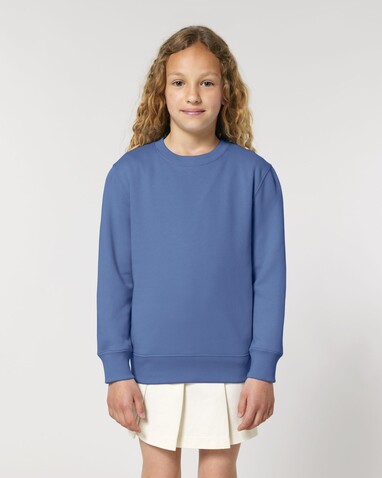 Mini Changer 2.0 - Das Iconic Kinder-Sweatshirt - Bright Blue - 5-6/110-116cm bedrucken, Art.-Nr. STSK181C05305