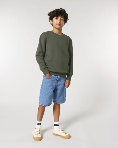 Mini Changer 2.0 - Das Iconic Kinder-Sweatshirt - Khaki - 9-11/134-146cm bedrucken, Art.-Nr. STSK181C22309
