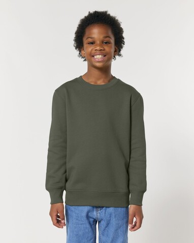 Mini Changer 2.0 - Das Iconic Kinder-Sweatshirt - Khaki - 7-8/122-128cm bedrucken, Art.-Nr. STSK181C22307