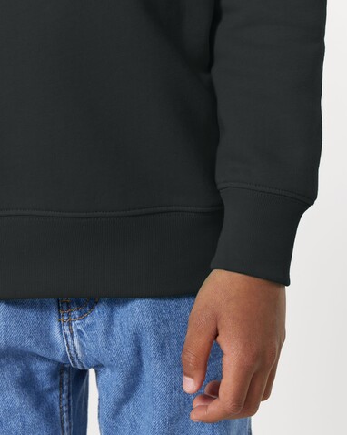 Mini Changer 2.0 - Das Iconic Kinder-Sweatshirt - Black - 5-6/110-116cm bedrucken, Art.-Nr. STSK181C00205