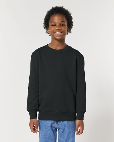 Mini Changer 2.0 - Das Iconic Kinder-Sweatshirt - Black - 7-8/122-128cm bedrucken, Art.-Nr. STSK181C00207