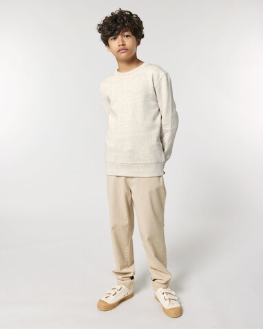 Mini Changer 2.0 - Das Iconic Kinder-Sweatshirt - Eco Heather - 3-4/98-104cm bedrucken, Art.-Nr. STSK181C14703