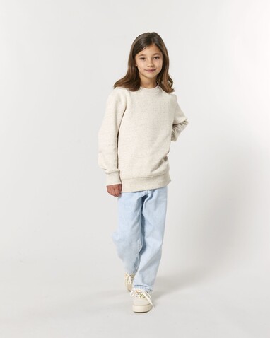 Mini Changer 2.0 - Das Iconic Kinder-Sweatshirt - Eco Heather - 3-4/98-104cm bedrucken, Art.-Nr. STSK181C14703