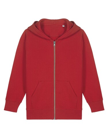 Mini Cultivator 2.0 - Das Iconic Kinder-Hoodie-Sweatshirt mit durchgehendem Reißverschluss - Red - 12-13/152-158cm bedrucken, Art.-Nr. STSK182C00412