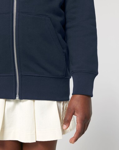 Mini Cultivator 2.0 - Der Iconic Kinder-Zip-Hoodie - French Navy - 12-13/152-158cm bedrucken, Art.-Nr. STSK182C72712