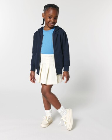 Mini Cultivator 2.0 - Der Iconic Kinder-Zip-Hoodie - French Navy - 7-8/122-128cm bedrucken, Art.-Nr. STSK182C72707