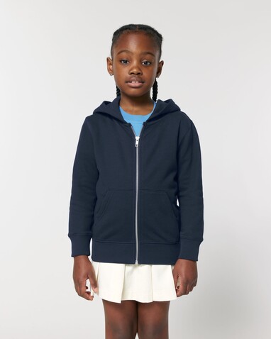 Mini Cultivator 2.0 - Der Iconic Kinder-Zip-Hoodie - French Navy - 12-13/152-158cm bedrucken, Art.-Nr. STSK182C72712