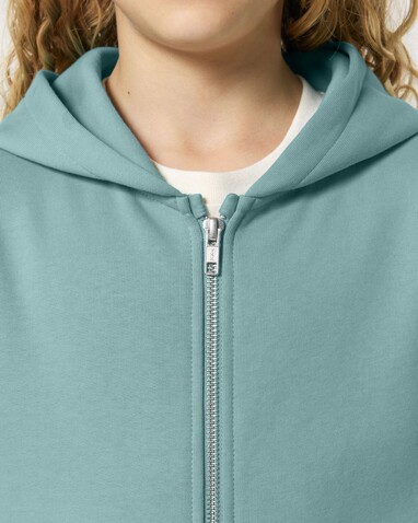 Mini Cultivator 2.0 - Der Iconic Kinder-Zip-Hoodie - Teal Monstera - 9-11/134-146cm bedrucken, Art.-Nr. STSK182C06009