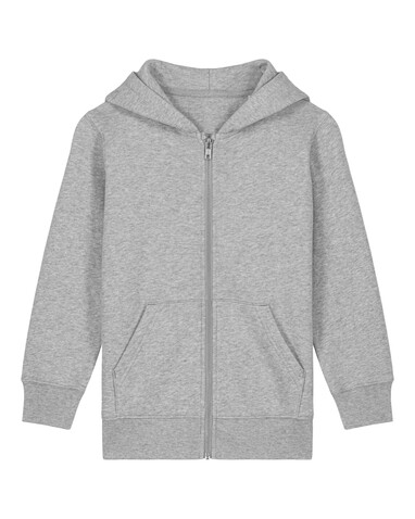 Mini Cultivator 2.0 - Der Iconic Kinder-Zip-Hoodie - Heather Grey - 9-11/134-146cm bedrucken, Art.-Nr. STSK182C25009