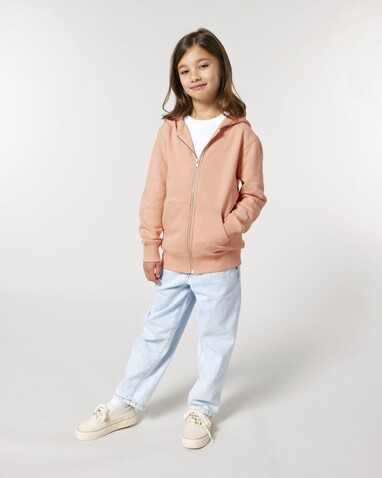 Mini Cultivator 2.0 - Der Iconic Kinder-Zip-Hoodie - Fraiche Peche - 12-13/152-158cm bedrucken, Art.-Nr. STSK182C10112