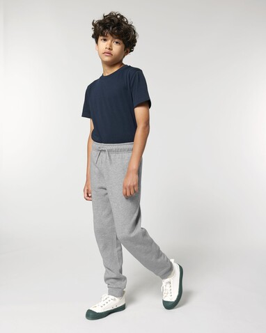 Mini Mover 2.0 - Die Iconic Kinder-Jogginghose - Heather Grey - 9-11/134-146cm bedrucken, Art.-Nr. STSK183C25009
