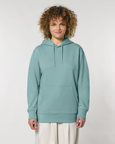 Archer - Der Unisex-Hoodie aus French Terry - Teal Monstera - M bedrucken, Art.-Nr. STSU011C0601M