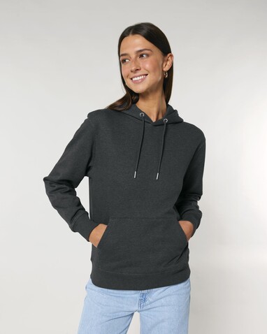 Cruiser 2.0 - Der Iconic Unisex-Hoodie - Dark Heather Grey - L bedrucken, Art.-Nr. STSU177C6511L