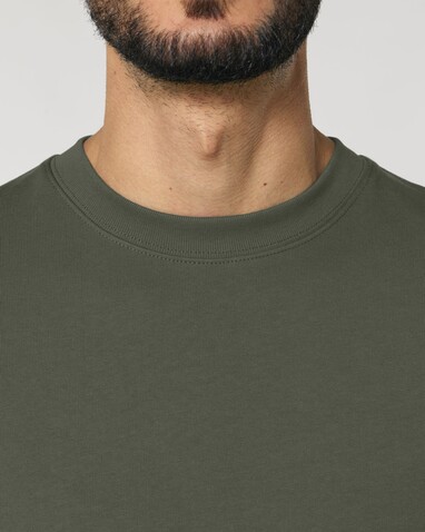 Changer 2.0 - Das Iconic Rundhals-Unisex-Sweatshirt - Khaki - 3XL bedrucken, Art.-Nr. STSU178C2233X