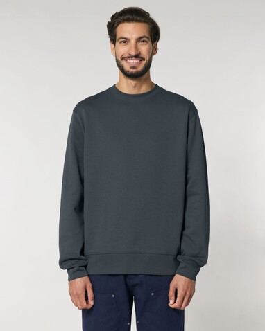 Changer 2.0 - Das Iconic Rundhals-Unisex-Sweatshirt - India Ink Grey - 4XL bedrucken, Art.-Nr. STSU178C7154X