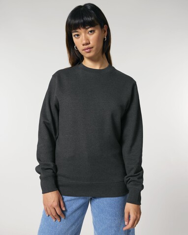 Changer 2.0 - Das Iconic Rundhals-Unisex-Sweatshirt - Dark Heather Grey - M bedrucken, Art.-Nr. STSU178C6511M
