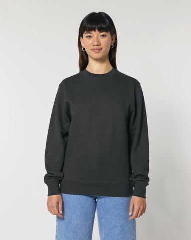 Changer 2.0 - Das Iconic Rundhals-Unisex-Sweatshirt - Dark Heather Grey - XXS bedrucken, Art.-Nr. STSU178C6512S