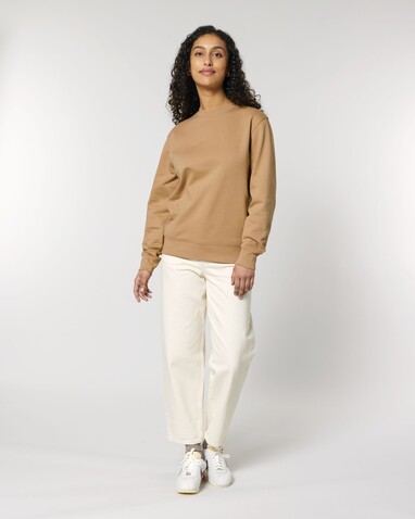 Changer 2.0 - Das Iconic Rundhals-Unisex-Sweatshirt - Latte - L bedrucken, Art.-Nr. STSU178C1121L