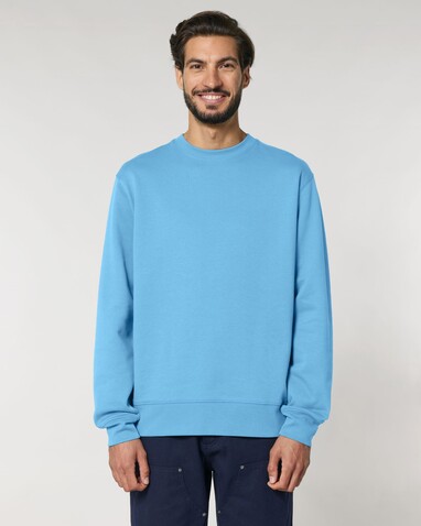 Changer 2.0 - Das Iconic Rundhals-Unisex-Sweatshirt - Aqua Blue - M bedrucken, Art.-Nr. STSU178C1451M