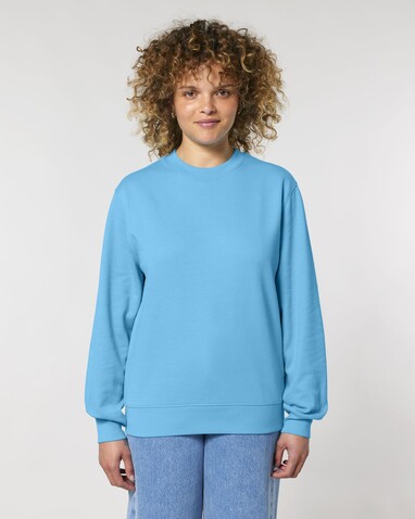 Changer 2.0 - Das Iconic Rundhals-Unisex-Sweatshirt - Aqua Blue - L bedrucken, Art.-Nr. STSU178C1451L