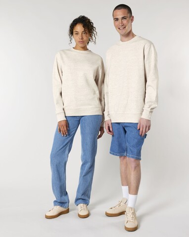 Changer 2.0 - Das Iconic Rundhals-Unisex-Sweatshirt - Eco Heather - M bedrucken, Art.-Nr. STSU178C1471M