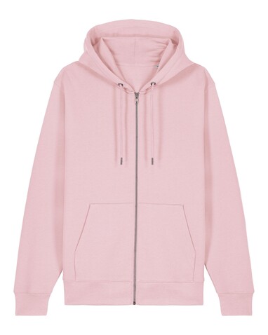 Cultivator 2.0 - Das Iconic Unisex-Zip-Thru-Hoodie-Sweatshirt - Cotton Pink - 3XL bedrucken, Art.-Nr. STSU179C0053X
