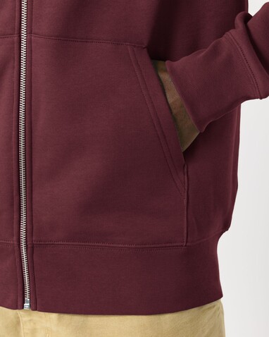 Cultivator 2.0 - Der Iconic Unisex-Zip-Hoodie - Burgundy - XXS bedrucken, Art.-Nr. STSU179C2442S