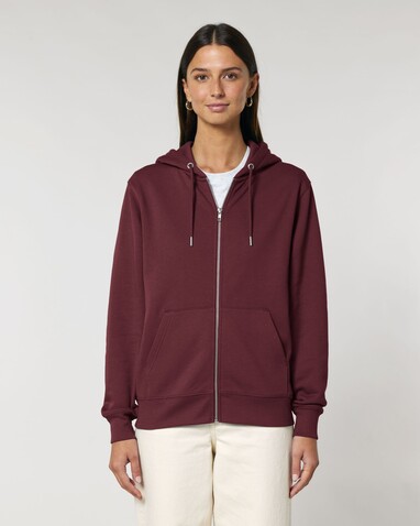 Cultivator 2.0 - Der Iconic Unisex-Zip-Hoodie - Burgundy - XS bedrucken, Art.-Nr. STSU179C244XS