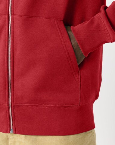 Cultivator 2.0 - Der Iconic Unisex-Zip-Hoodie - Red - XS bedrucken, Art.-Nr. STSU179C004XS