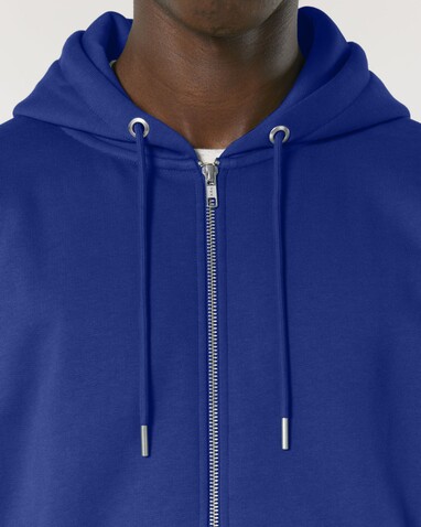 Cultivator 2.0 - Der Iconic Unisex-Zip-Hoodie - Worker Blue - 3XL bedrucken, Art.-Nr. STSU179C0883X