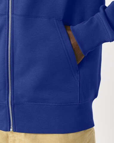 Cultivator 2.0 - Der Iconic Unisex-Zip-Hoodie - Worker Blue - S bedrucken, Art.-Nr. STSU179C0881S