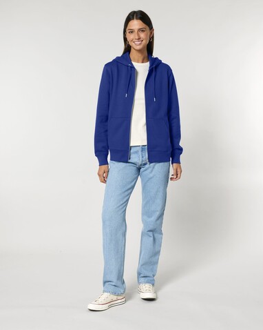 Cultivator 2.0 - Der Iconic Unisex-Zip-Hoodie - Worker Blue - L bedrucken, Art.-Nr. STSU179C0881L