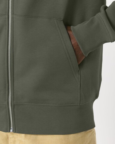Cultivator 2.0 - Der Iconic Unisex-Zip-Hoodie - Khaki - 3XL bedrucken, Art.-Nr. STSU179C2233X