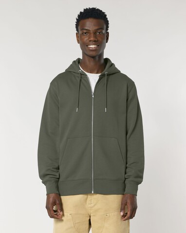 Cultivator 2.0 - Der Iconic Unisex-Zip-Hoodie - Khaki - XL bedrucken, Art.-Nr. STSU179C2231X