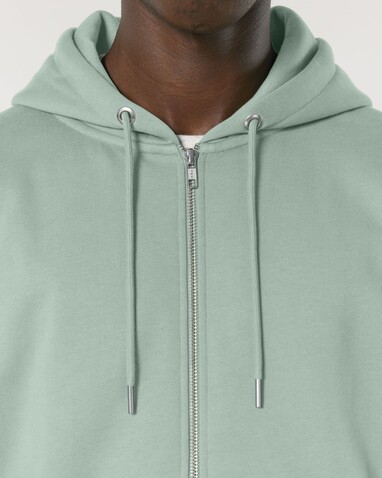 Cultivator 2.0 - Der Iconic Unisex-Zip-Hoodie - Aloe - XXS bedrucken, Art.-Nr. STSU179C0892S