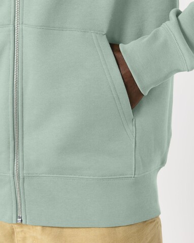 Cultivator 2.0 - Der Iconic Unisex-Zip-Hoodie - Aloe - L bedrucken, Art.-Nr. STSU179C0891L