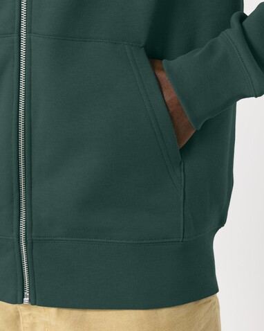Cultivator 2.0 - Der Iconic Unisex-Zip-Hoodie - Glazed Green - M bedrucken, Art.-Nr. STSU179C0361M