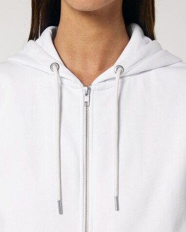 Cultivator 2.0 - Der Iconic Unisex-Zip-Hoodie - White - L bedrucken, Art.-Nr. STSU179C0011L