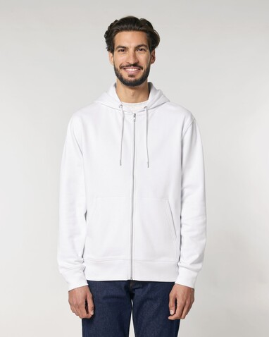 Cultivator 2.0 - Der Iconic Unisex-Zip-Hoodie - White - 5XL bedrucken, Art.-Nr. STSU179C0015X