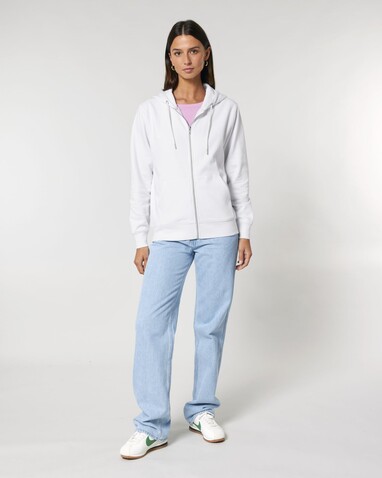 Cultivator 2.0 - Der Iconic Unisex-Zip-Hoodie - White - 5XL bedrucken, Art.-Nr. STSU179C0015X