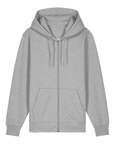 Cultivator 2.0 - Der Iconic Unisex-Zip-Hoodie - Heather Grey - S bedrucken, Art.-Nr. STSU179C2501S