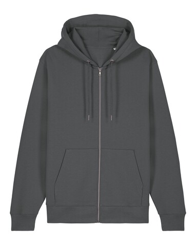 Cultivator 2.0 - Der Iconic Unisex-Zip-Hoodie - Anthracite - L bedrucken, Art.-Nr. STSU179C2531L