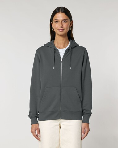 Cultivator 2.0 - Der Iconic Unisex-Zip-Hoodie - Anthracite - S bedrucken, Art.-Nr. STSU179C2531S