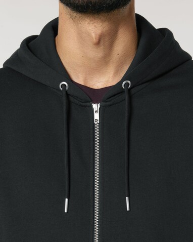 Cultivator 2.0 - Der Iconic Unisex-Zip-Hoodie - Black - 5XL bedrucken, Art.-Nr. STSU179C0025X