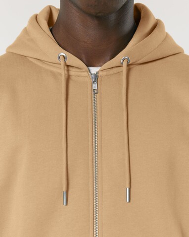 Cultivator 2.0 - Der Iconic Unisex-Zip-Hoodie - Latte - XS bedrucken, Art.-Nr. STSU179C112XS