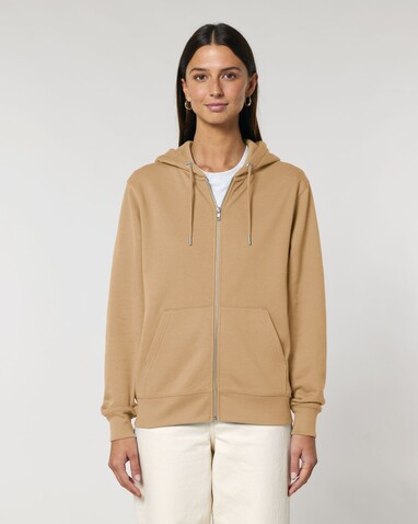Cultivator 2.0 - Der Iconic Unisex-Zip-Hoodie - Latte - XS bedrucken, Art.-Nr. STSU179C112XS