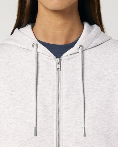 Cultivator 2.0 - Der Iconic Unisex-Zip-Hoodie - Cool Heather Grey - XS bedrucken, Art.-Nr. STSU179C146XS