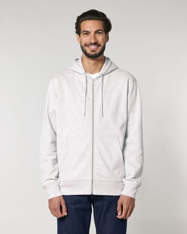 Cultivator 2.0 - Der Iconic Unisex-Zip-Hoodie - Cool Heather Grey - XS bedrucken, Art.-Nr. STSU179C146XS