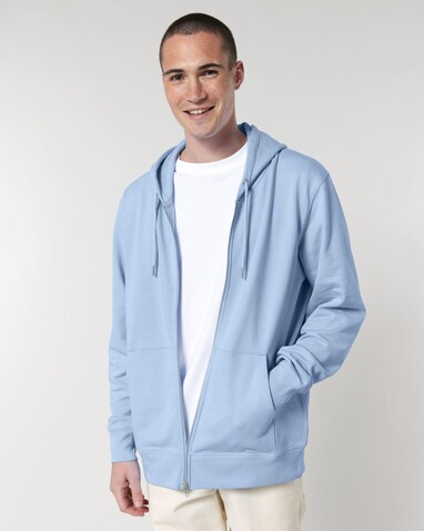 Cultivator 2.0 - Der Iconic Unisex-Zip-Hoodie - Blue Soul - XXL bedrucken, Art.-Nr. STSU179C1492X